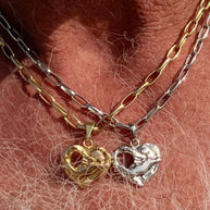 Colar Coração Prata